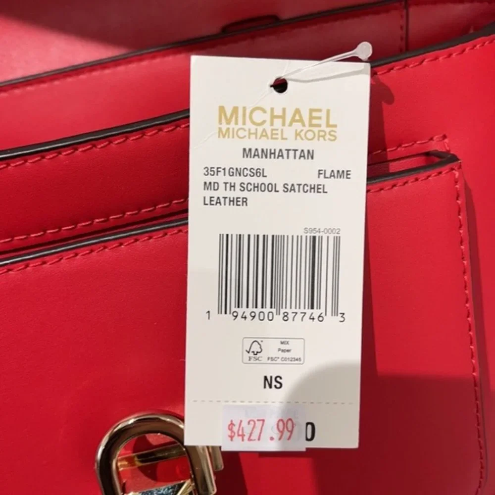 Michael Kors Manhattan Medium School Satchel - Picture 10 of 16